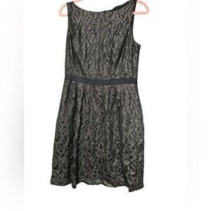 Lauren Ralph Lauren Black Lace Dres Size 10 p